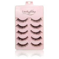 5 Pairs False Eyelashes Natural Thick Long Man Made Eye Lash Makeup Beauty