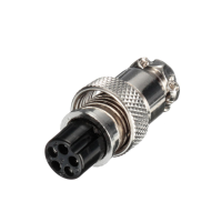 5 Pins 12mm 16mm Microphone Chassis Sockets Plugs Female Cb Ham Radio Connectors