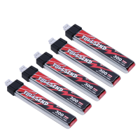 5 STKS Fullsend 1S 3.8V HV 4.35V 300mAh 30C Lipo batterij met JST PH2.0 Stekker voor iFlight Alpha A65 Whoop RC Drone FP