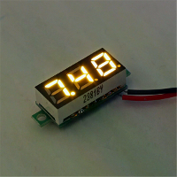 5 Stuks Geekcreit® 0,28 inch gele LED 2,6V 30V mini digitale voltmeter spanningsmeter twee lijn voltmeter