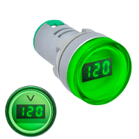 5 Stuks Groen 22MM AD16 AD16 22DSV Type AC 60 500V Mini Voltage Meter LED Digitaal Display AC Voltmeter Indicator Licht/