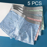 5 Stuks heren boxershorts dun ademend comfortabel sneldrogend rekbaar boxershort ondergoed korte broek mannelijke sporto