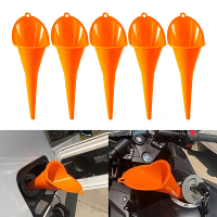 5 Stuks/Set Auto Bijvul Trechter Multifunctionele Plastic Lange Hals Olie Trechter Benzine Motorolie Additief Motorfiets