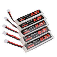 5 Stuks URUAV 3.8V 250mAh 40C/80C 1S HV 4.35V LiPo batterij PH2.0 Plug voor RC Drone