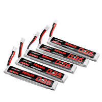 5 Stuks URUAV 3.8V 350mAh 50/100C 1S Lipo Batterij PH2.0 Plug voor RC Racing Drone