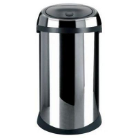 50 L Touch Bin Brilliant Steel