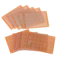 50 Stuks Universele PCB bord 5x7cm 2.54Mm Gat Afstand DIY Prototype Papieren Gedrukte Schakelcircuitboard Paneel Enkelzi