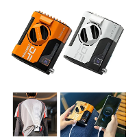 5000MAh/10000mAh Hangende Nek/Taille Ventilator USB Oplaadbaar Ultra Licht Mini Draagbare Ventilator Voor Outdoor Kamper