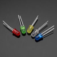 500Pcs 20ma F5 5mm 5 Colors Ultra Bright Led Diode 100pcs Each Color