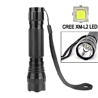 501B Cree Xm L2 2000lm 5modes Multicolor Led Flashlight 18650
