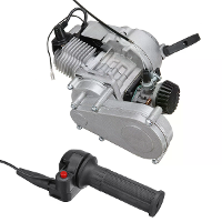 50CC 49CC Motorfietsmotor met gashendel voor MINI DIRT BIKE Pull Start Auto CDI Mini Throttle Inc