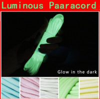 50Ft Nylon Reflective Paracord Parachute Cord String 9 Core 550lb Luminous Glow Camping Hiking Rope