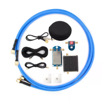 50K 500MHz Breedband Actieve Kleine Magnetische Sleuflus Antenne Gebaseerd op LZ1AQ Versterker HF AM FM VHF UHF SDR Ontv