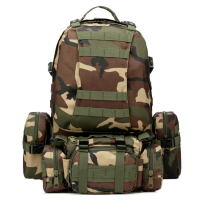 50L Outdoor Sports Rucksack Backpack Camping Hiking Camouflage Shoulder Bag Pack