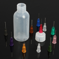 50Ml Needle Dispenser Bottle For Rosin Solder Flux Paste + 11 Needles