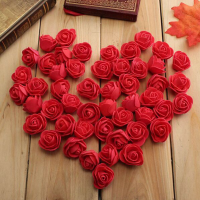 50Pcs 2.5Cm Artificial Roses Pe Foam Simulation Rose Flower Wedding Party Home Decoration