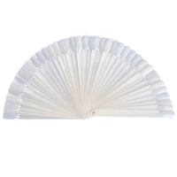 50Pcs False Nail Art Tips Stick Display Fan Board