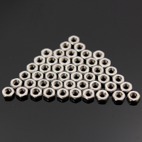 50Pcs M2 Dia 2mm Hex Screw Nut 304 Stainless Steel Nuts