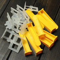 50Pcs Tile Leveling Construction Tools For Floor/wall Wedges Or Straps