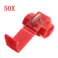 50X Red Scotch Lock Quick Splice 22 18awg Wire Connector