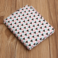 50X150cm Cotton Triangle Patterns Sewing Fabric Dolls Purse Handwork Diy Patchwork Cloths