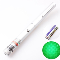 532Nm Mutil Point Green Star Laser Pointer Pen 1mw/5mw 2xaaa 3 Color