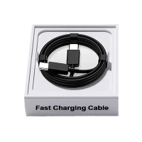 5A 45W Type C naar Type C kabel voor snelladen en gegevensoverdracht met koperen kern van 1 meter lang voor iPhone 15 15