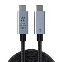 5A PD240W Type C naar Type C USB4 Kabel Compatibel met Thunderbolt3 Ondersteuning 8K@60Hz 40Gbps Hoge Snelheid 0.5M/1M L