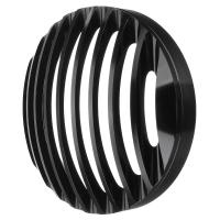 5Inch Headlamp Cover Aluminum Lampshade Cover Black For Harley Xl883 1200 48 72