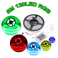5M 120leds/m Smd 5050 Double Row Rgb Led Strip Light Waterproof Ip67