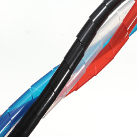 5M Spiral Wire Wrap Tube Manage Cord for PC Computer Home Cable 4 50MM