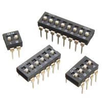 5Pcs 2/4/6/8 Way Dip Dil On/off Switch Pcb Mounted For Arduino And Picaxe