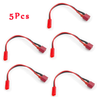 5Pcs Amass T Plug To Jst Plug Female To Female Battery Adapter With 20awg 10cm Cable