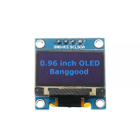 5Pcs Geekcreit® 0.96 Inch Blauwe OLED I2C IIC Communicatie Display 128*64 LCD Schermmodule