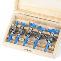 5PCS Hex Shank Scharnier Boor Forstner Boor Bit Set Verzinkboor 15 35mm Snijdiafring Gatenboorder Scharniergat Cutter vo
