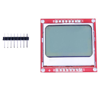 5Pcs Lcd Module White Backlight For Nokia 5110 Arduino Uno Prototype