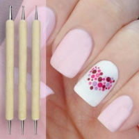 5Pcs Nail Art Tip Dotting Pen Set Manicure Painting Kit Design 2 Way