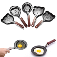 5Pcs Set Non Stick Cartoon Omelette Fry Pan Egg Frying Pan