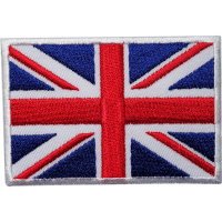 5Pcs Uk Flag Embroidery Non Woven Patch Diy Sewing Needlework Accessories