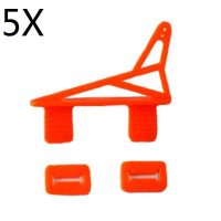 5Pcs Ultra Light Triangle Servo Horn 50x25x12mm For Kt Board Rc Airplane