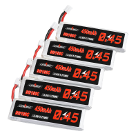 5Pcs URUAV 3.8V 450mAh 80C/160C 1S Lipo Batterij PH2.0 Plug voor EMAX EZ Tinyhawk II 75mm Tiny7 Happymodel Snapper7