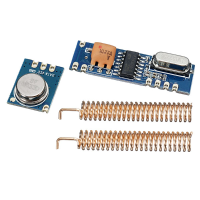 5Sets 433mhz 100m Wireless Remote Control Transceiver Module Kit 5pcs Ask Transmitter Stx882 + 5pcs Ask Receiver Srx882 + 10pcs Copper Spring Antenna