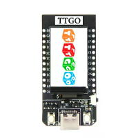 5St LILYGO® TTGO T Weergave ESP32 16MB CH9102F WiFi bluetooth module 1.14 Inch LCD ontwikkelingsbord