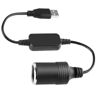 5V 2A USB naar 12V Auto Aansluitkabel Socket USB Mannelijk naar Vrouwelijk Auto Aansluitkabel Adapter Converter voor Ele