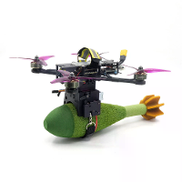 5V Strap ondersteunde payload dropper die automatisch rookapparatuur vrijlaat voor 5 10 inch RC FPV race drones
