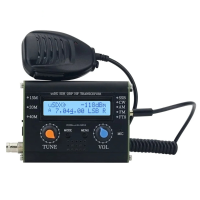 5W usDX SDR QRP Transceiver HF 3 Band SSB CW AM FM DSP Filters 1602 LCD Display Instelbare Verzwakking