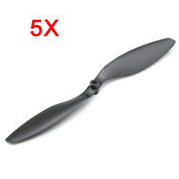 5X 1047 10x4.7 Inch Slow Fly Propeller Blade Black Ccw For Rc Airplane