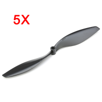 5X 8043 8x4.3 Inch Slow Fly Propeller Blade Black Ccw For Rc Airplane