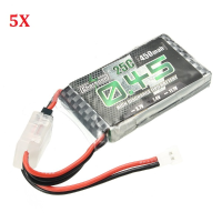 5X Charsoon 2s 7.4V 450mah 25c Lipo Battery With Battery Strap For Eachine Fatbee Fb90 Ex120