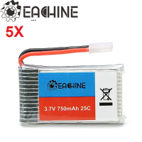 5X Eachine 3.7V 750mah 25c Lipo Battery For Eachine E30 E30w Syma X5 X5c X5sc X5sw Cx30w